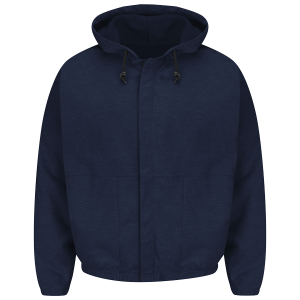 Bulwark - Zip-Front Hooded Fleece Sweatshirt-eSafety Supplies, Inc