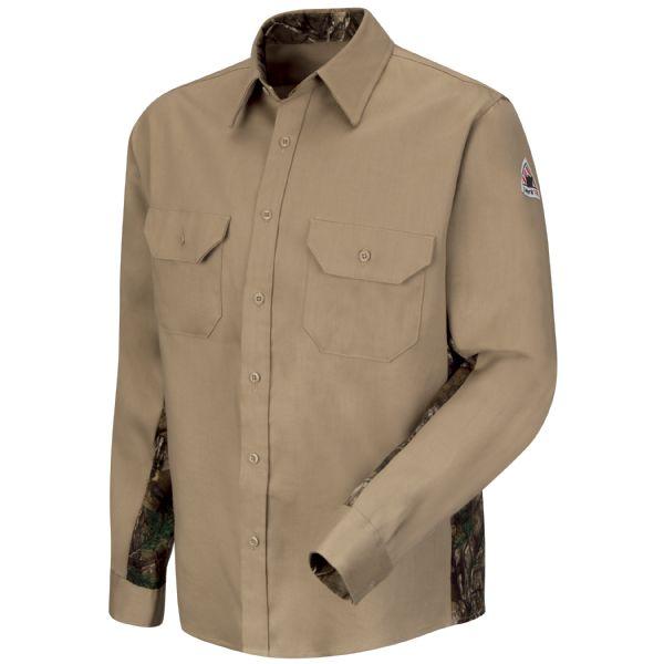 Bulwark Camo Uniform Long Shirt - Excel Fr Comfortouch-eSafety Supplies, Inc