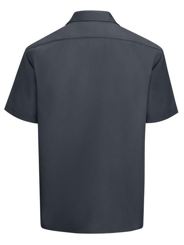 Dickies Men's Short-Sleeve Traditional Work Shirt - Charcoal-eSafety Supplies, Inc