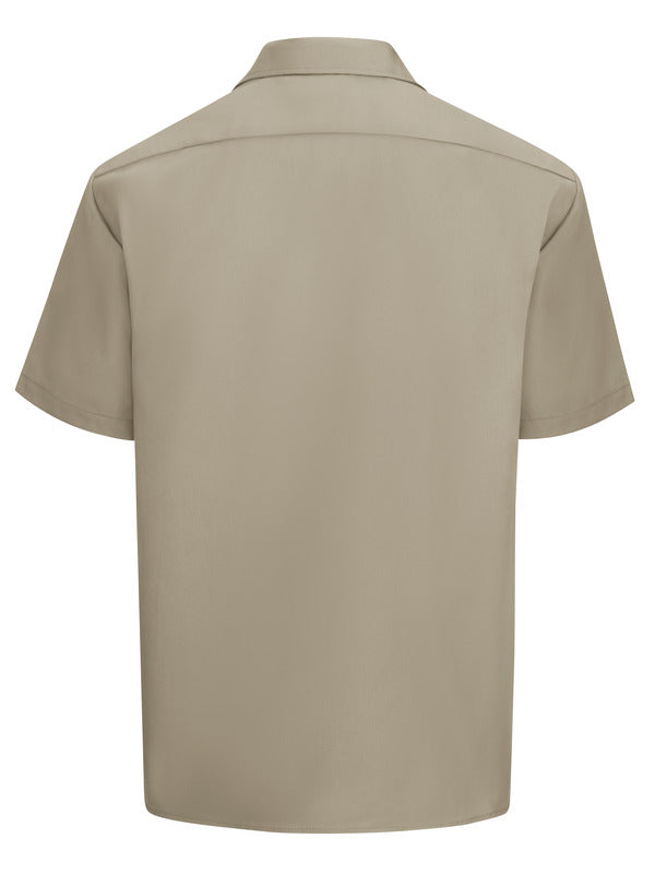 Dickies Men's Short-Sleeve Traditional Work Shirt - Desert Sand-eSafety Supplies, Inc