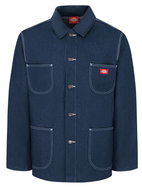 Dickies Men's Denim Blanket Lined Work Coat-eSafety Supplies, Inc