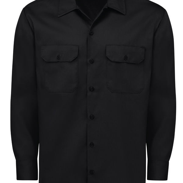 Dickies Classic スタンダード 長袖 Tシャツ Black 送料込み Dickies Men's Long-Sleeve Traditional Work Shirt - Black