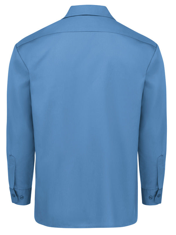Dickies Men's Long-Sleeve Traditional Work Shirt - Gulf Blue-eSafety Supplies, Inc