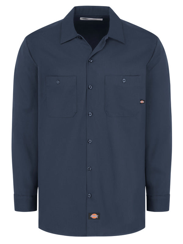 Dickies Men’s Industrial Cotton Long-Sleeve Work Shirt