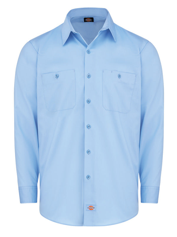 Dickies Men’s Industrial Worktech Ventilated Long-Sleeve Work Shirt With Cooling Mesh