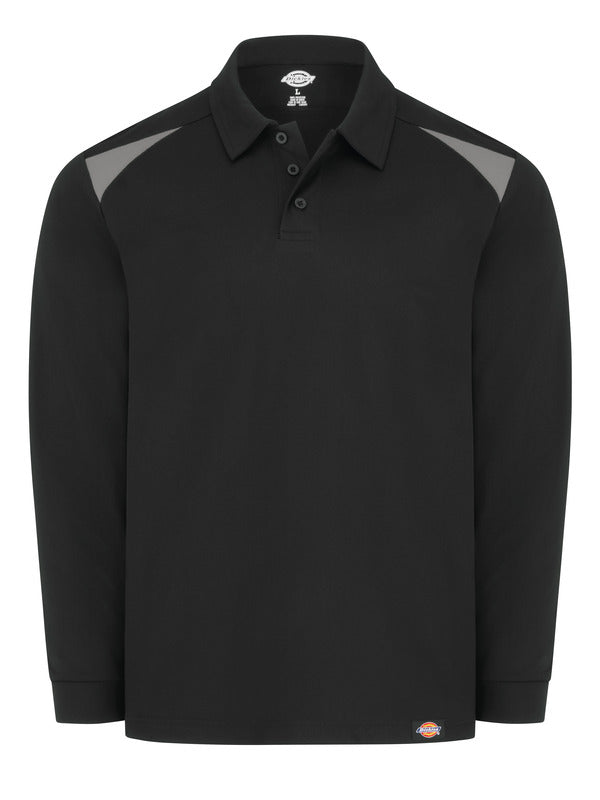 Dickies Men’s Team Performance Long-Sleeve Polo