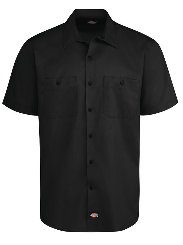 Dickies® Men’s Industrial Worktech Ventilated Short-Sleeve Work Shirt With Cooling Mesh