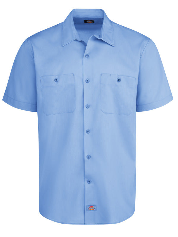 Dickies® Men’s Industrial Worktech Ventilated Short-Sleeve Work Shirt With Cooling Mesh