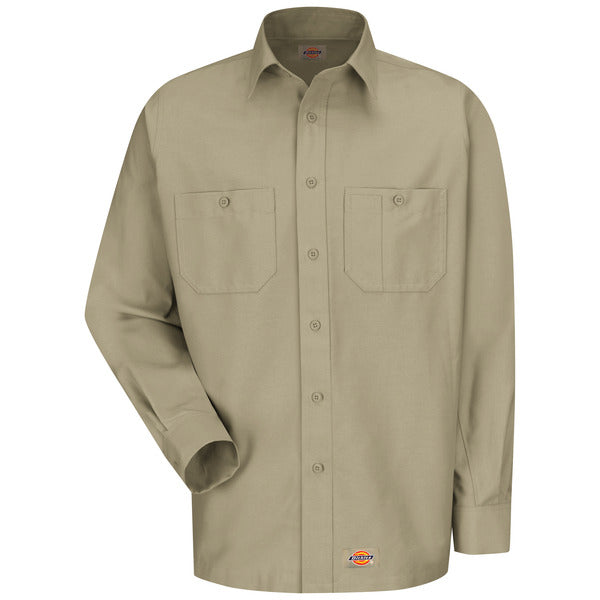 Dickies® Men’s Canvas Long-Sleeve Work Shirt