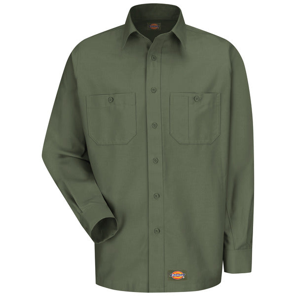 Dickies® Men’s Canvas Long-Sleeve Work Shirt