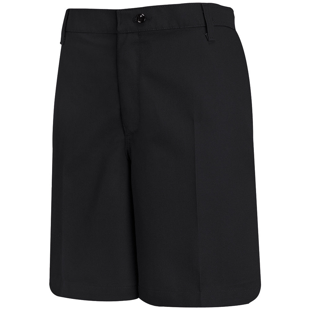 Red Kap Women's Plain Front Short PT27 - Black-eSafety Supplies, Inc