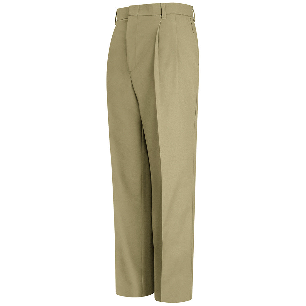 Red Kap Pleated Twill Slacks PT38 - Khaki - Big & Tall-eSafety Supplies, Inc