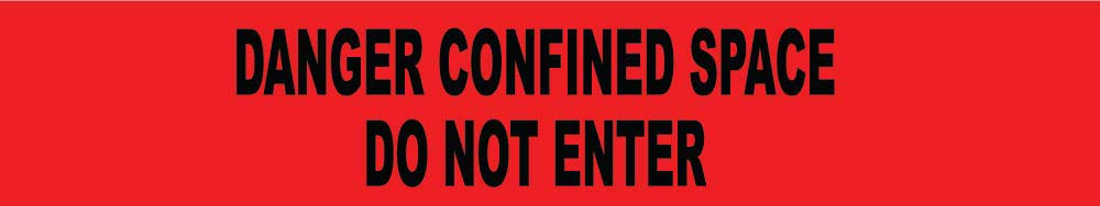 Confined Space Do Not Enter Printed Barricade Tape - Roll-eSafety Supplies, Inc