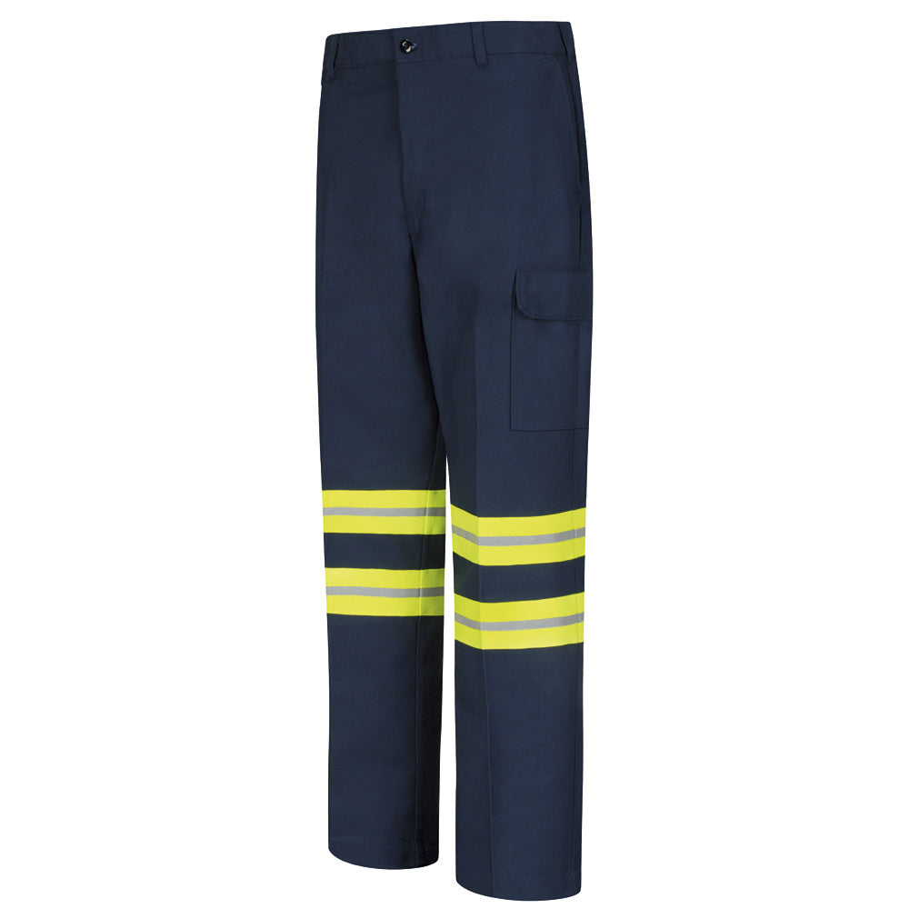 Red Kap Enhanced Visibility Industrial Cargo Pant PT88 - Navy-eSafety Supplies, Inc