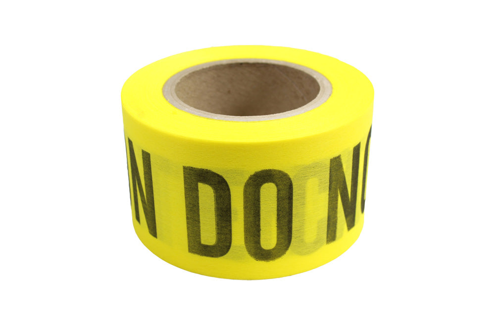 Yellow 3"X135' Repulpable Caution Do Not Enter Barricade Tape - PT9RT-eSafety Supplies, Inc