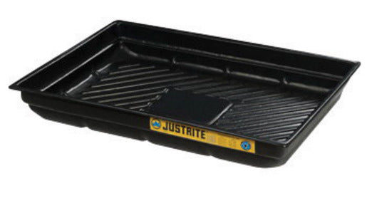 Justrite 47 12" X 23" X 5 12" EcoPolyBlend Black Polyethylene Spill Tray - JTR28717-eSafety Supplies, Inc