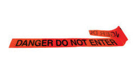 Radnor® 3" X 1000' Red 2 mil Barricade Tape "Danger Do Not Enter"-eSafety Supplies, Inc