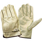 Cowhide Driver with Pullstrap Work Gloves-eSafety Supplies, Inc