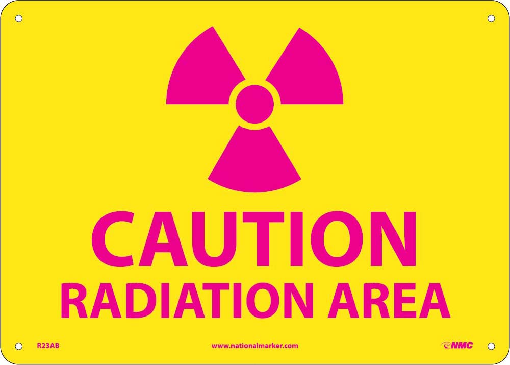 Caution Radiation Area Sign-eSafety Supplies, Inc