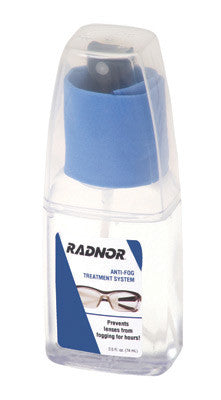 Radnor 2.5 Ounce Pump Bottle Anti-Fog Treatement System With Buffing Cloth-eSafety Supplies, Inc