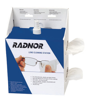 Radnor Large Disposable Lens Cleaning Station-eSafety Supplies, Inc