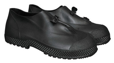 Radnor X-Large Black 4" PVC Slip-On Overboots With Self-Cleaning Tread Outsole-eSafety Supplies, Inc