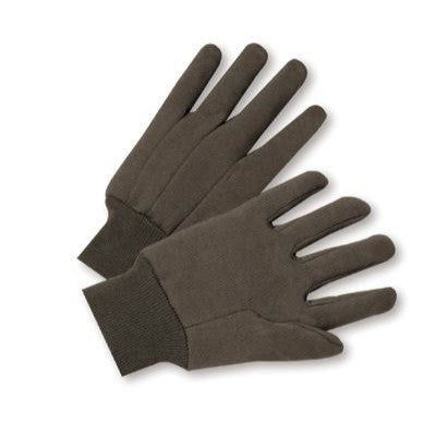 Brown Jersey Work Gloves-eSafety Supplies, Inc