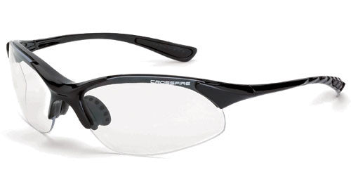 Cobra Clear Lens Shiny Black Frame-eSafety Supplies, Inc