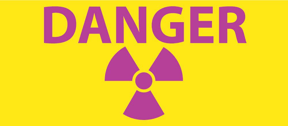 Radiation Insert Danger Sign-eSafety Supplies, Inc