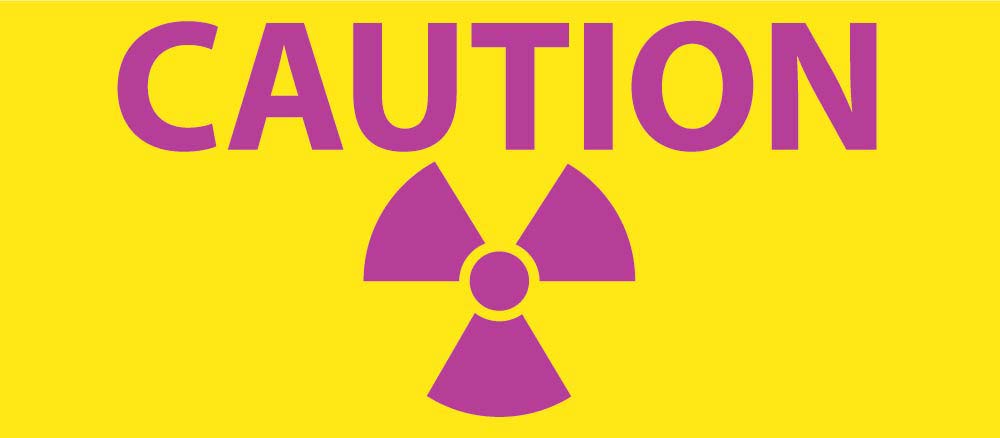Radiation Insert Caution Sign-eSafety Supplies, Inc