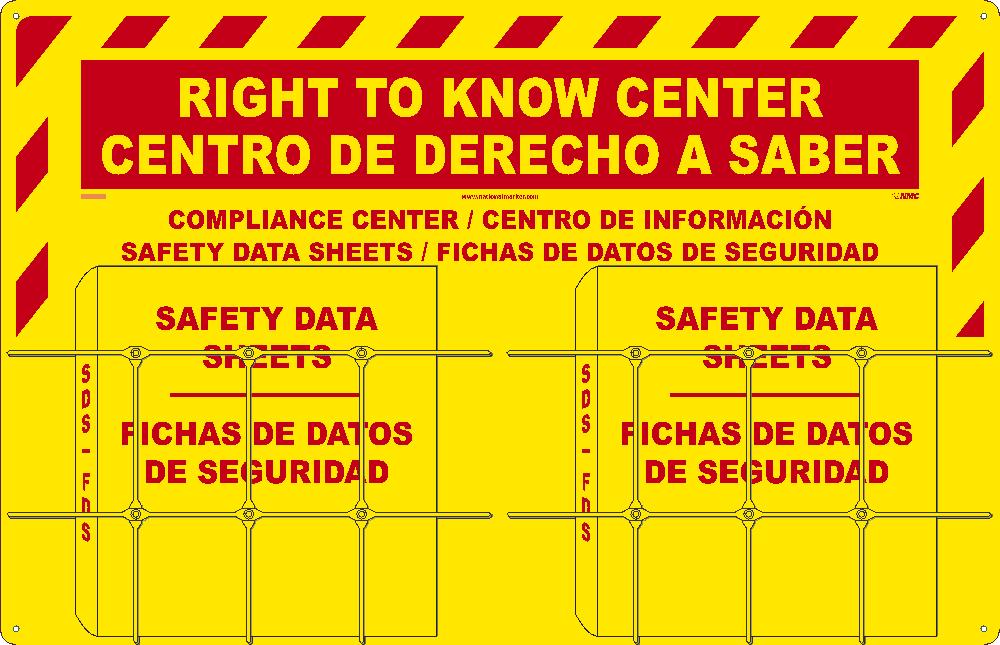 20 X 28 Bilingual Rtk Center, Double-eSafety Supplies, Inc