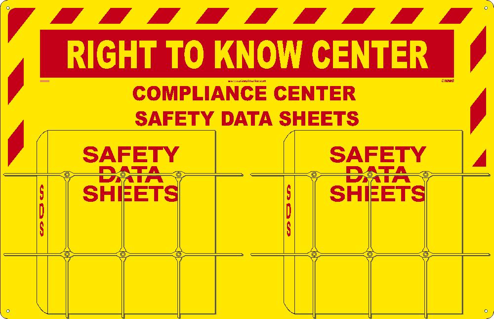 Right-To-Know Center 2 Racks With Binder-eSafety Supplies, Inc