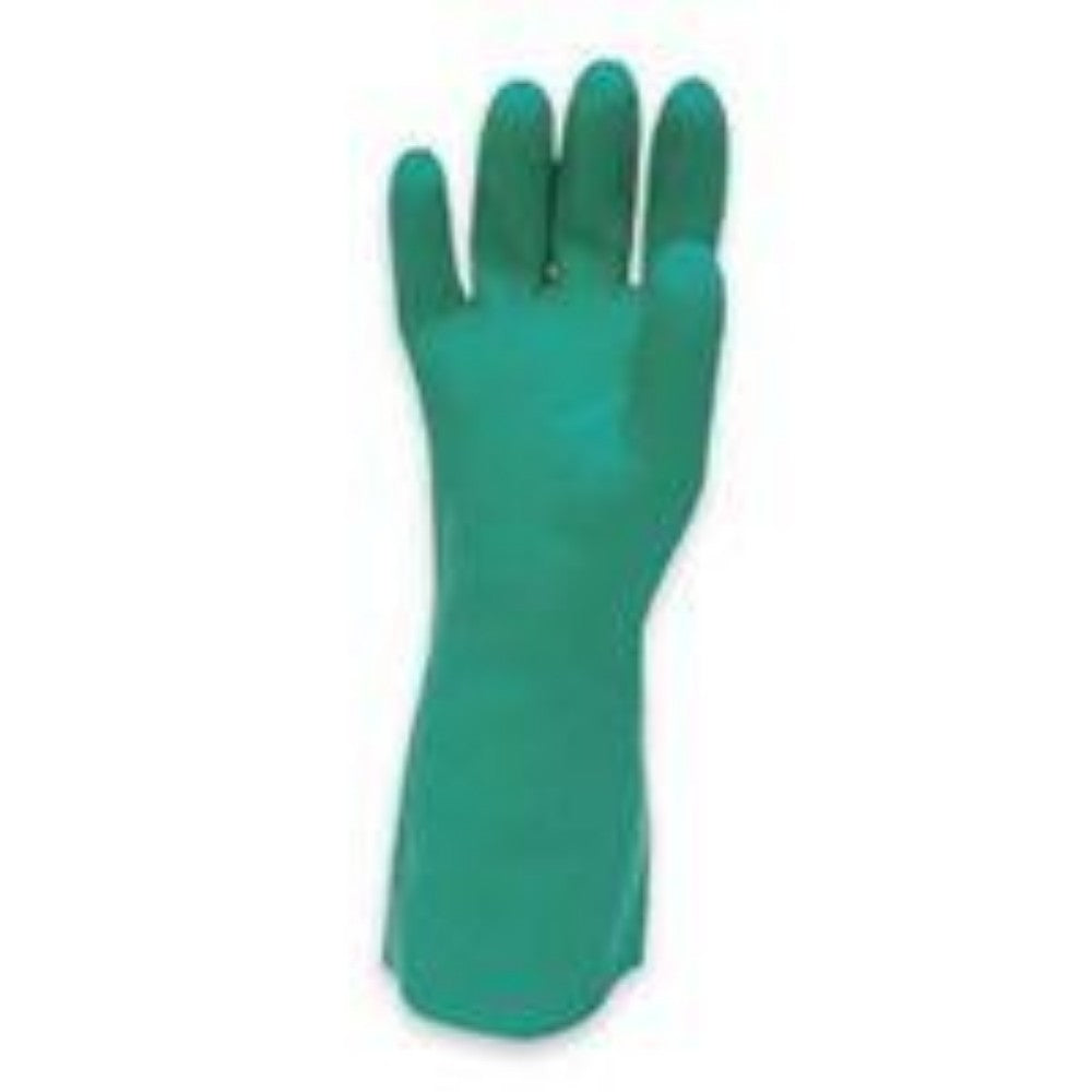 RadnorGreen Radnor13" Unlined 15 mil Unsupported Nitrile Gloves Sand Patch Finish-eSafety Supplies, Inc