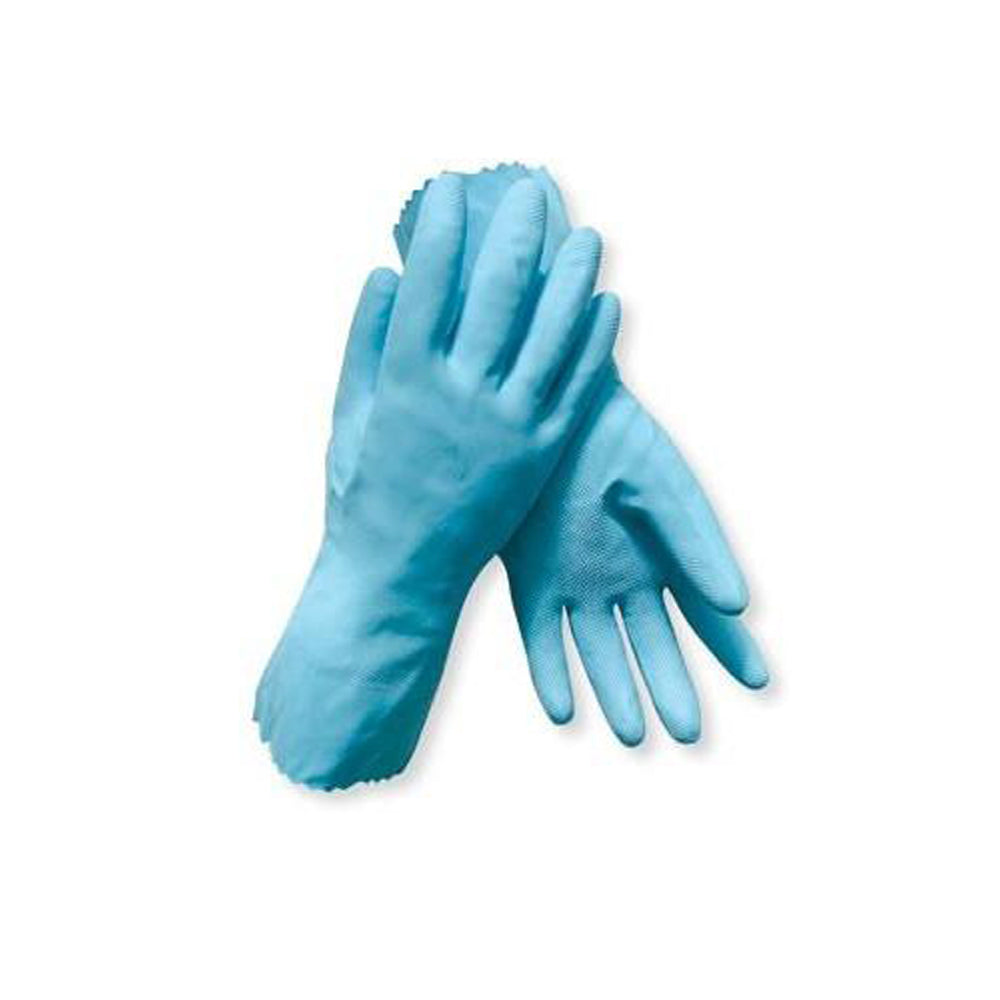 Radnor 12" Textured Natural Latex Gloves Box 12Pr Size Medium-eSafety Supplies, Inc