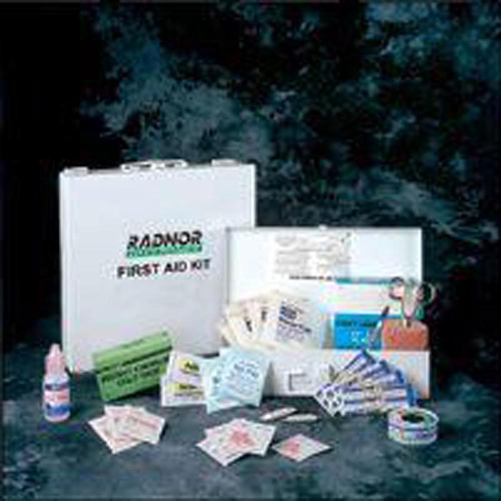 Radnor 25 Person Bulk Sturdy Metal First Aid Cabinet