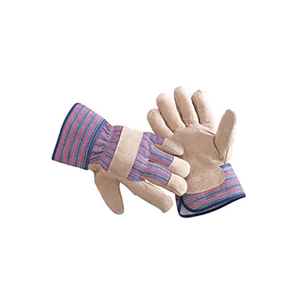 Radnor Large Economy Grade Split Pigskin Leather Palm Gloves-eSafety Supplies, Inc