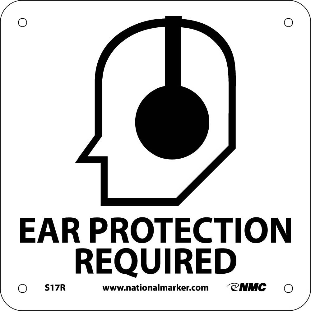 Ear Protection Required Sign-eSafety Supplies, Inc