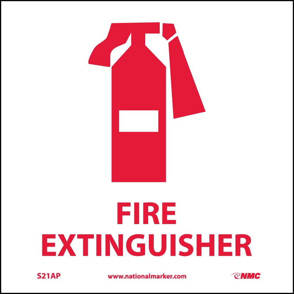Fire Extinguisher Label - 5 Pack-eSafety Supplies, Inc