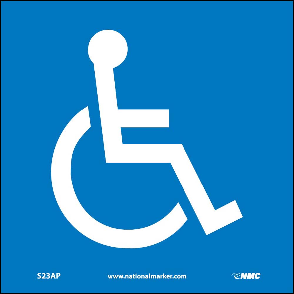 Blank (Handicapped Symbol Only) - 5 Pack-eSafety Supplies, Inc