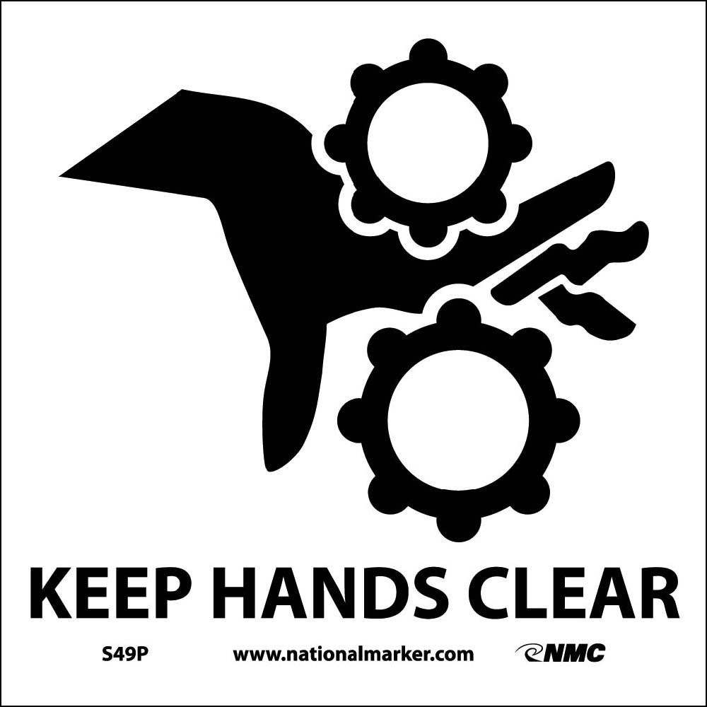 Keep Hands Clear Sign-eSafety Supplies, Inc