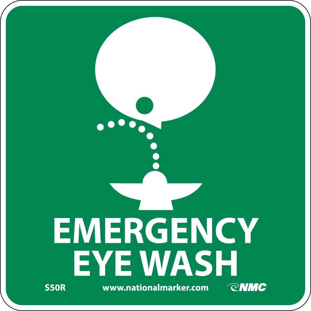 Emergency Eye Wash Sign-eSafety Supplies, Inc