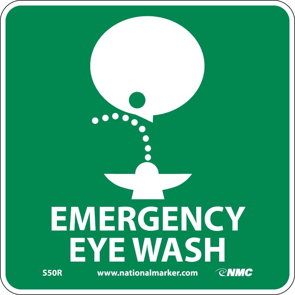Emergency Eye Wash Sign-eSafety Supplies, Inc