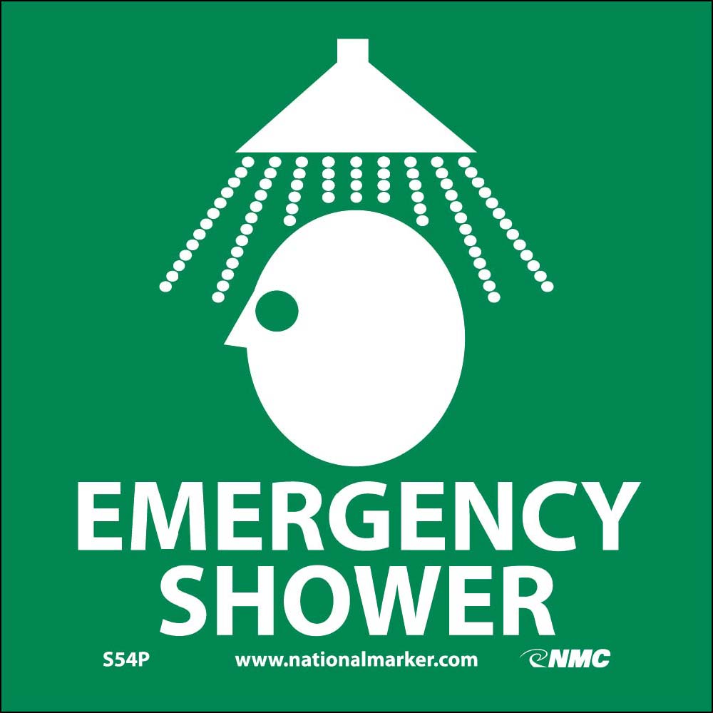 Emergency Shower Sign-eSafety Supplies, Inc