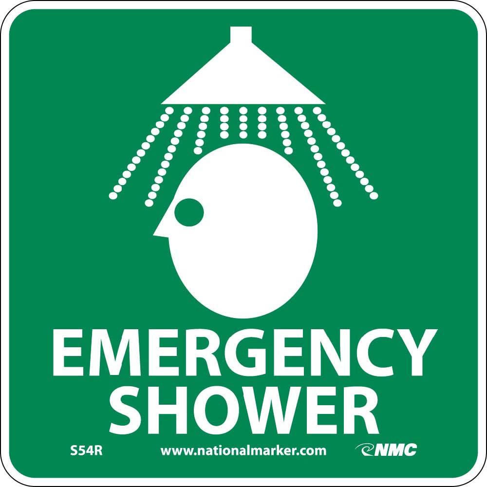 Emergency Shower Sign-eSafety Supplies, Inc