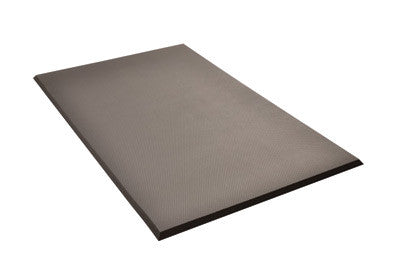 Superior Manufacturing Notrax 3' X 2' Black 3/4" Thick PVC Nitrile Foam Superfoam Plus Light Weight Perforated Anti-Fatigue Mat