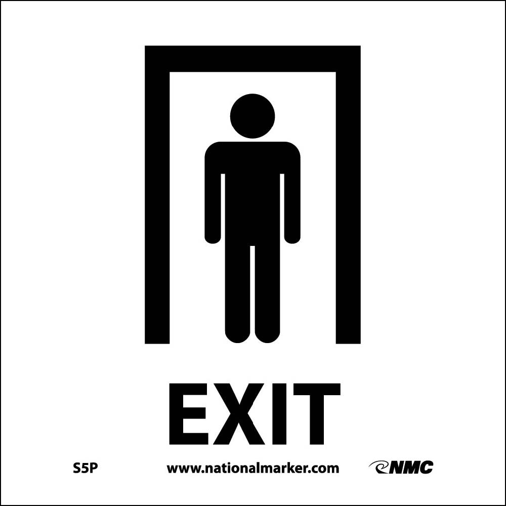 Exit W/Graphic Label-eSafety Supplies, Inc