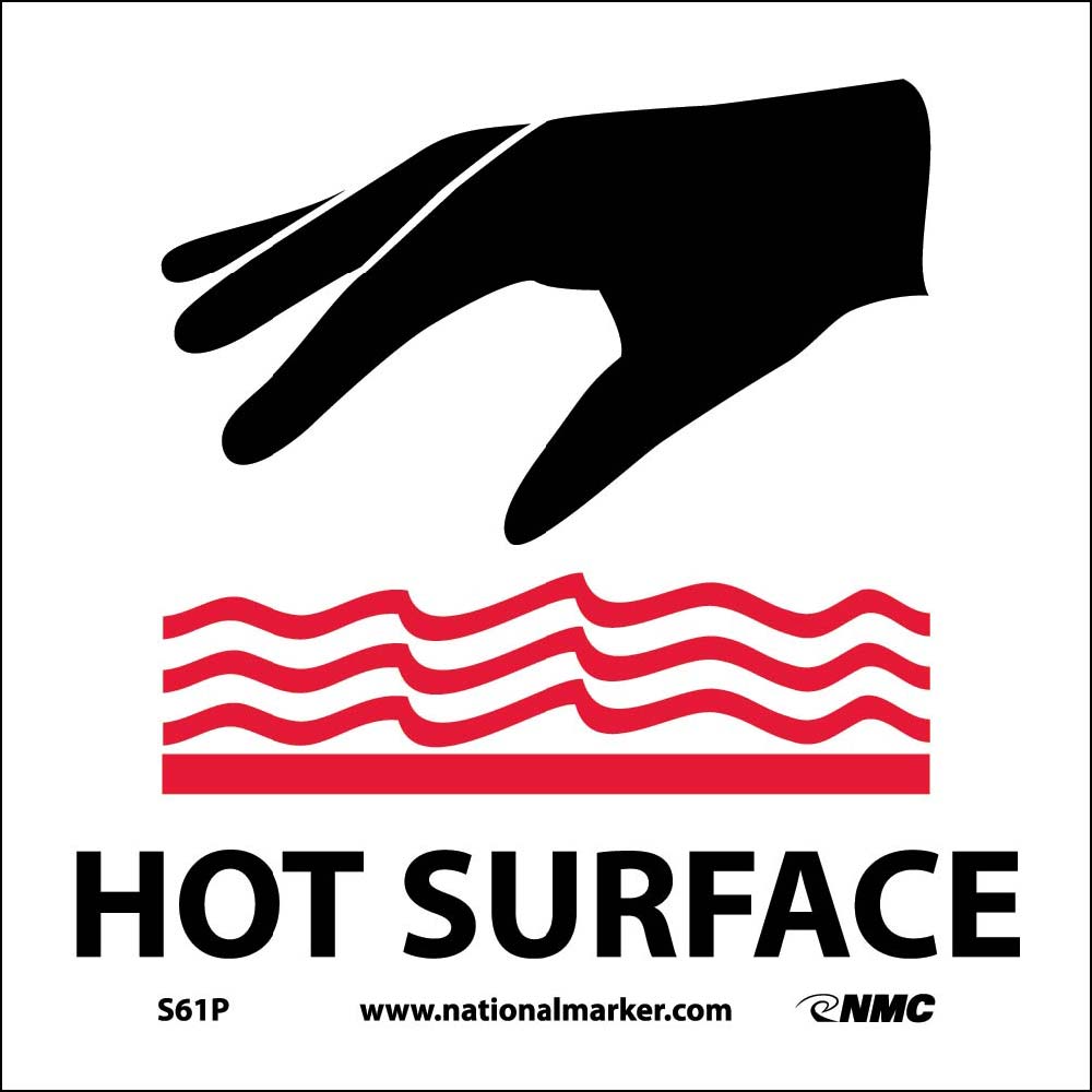 Hot Surface Sign-eSafety Supplies, Inc