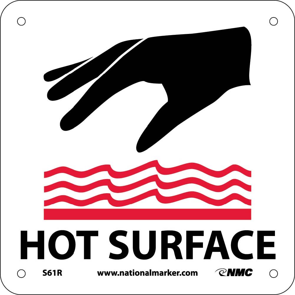 Hot Surface Sign-eSafety Supplies, Inc