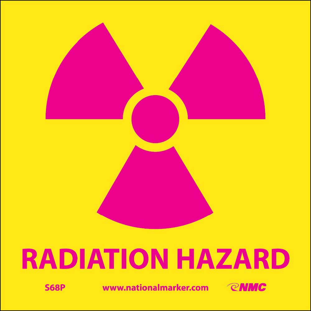 Radiation Hazard Sign-eSafety Supplies, Inc