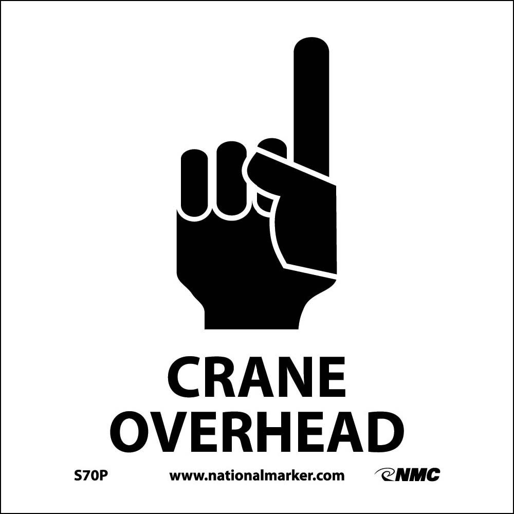 Crane Overhead W/Graphic Label-eSafety Supplies, Inc